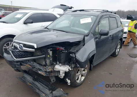 2014 Subaru Forester 2.5I Premium из США, поврежденный, VIN JF2SJAEC1EH475407